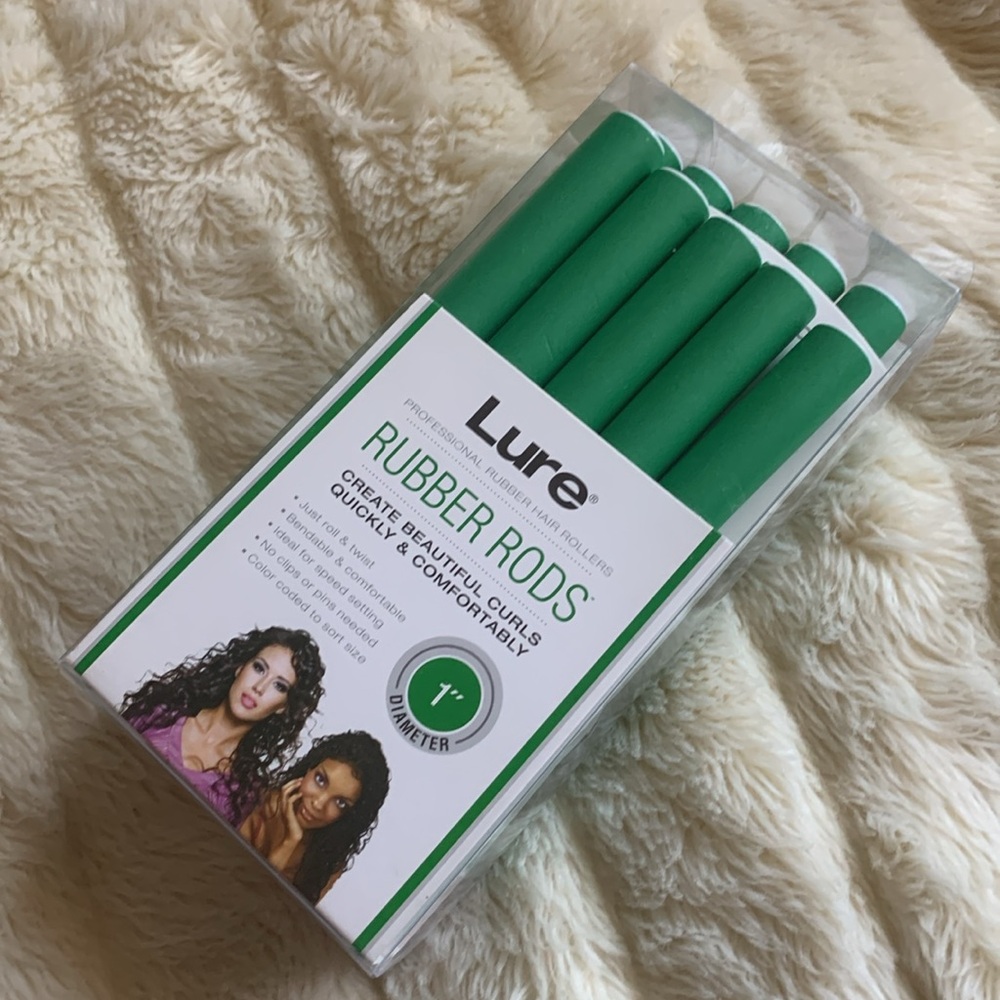 Lure hair rollers 1 inch diameter new in box